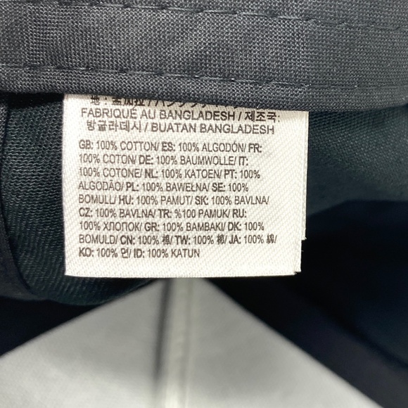 VANS Men’s Checkered Side Snapback Hat Cotton Black VN0A3I7AbLK - Picture 5 of 6